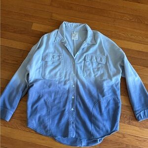 aerie Blue Ombre Button-Down Shirt
